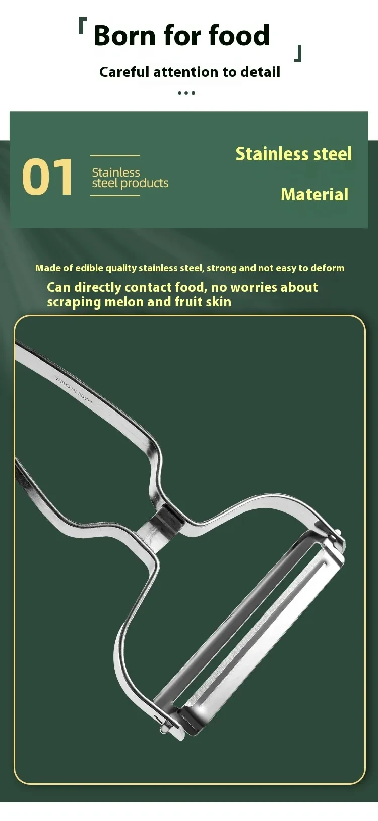 Simple And Portable Home Kitchen Fruit Peeler