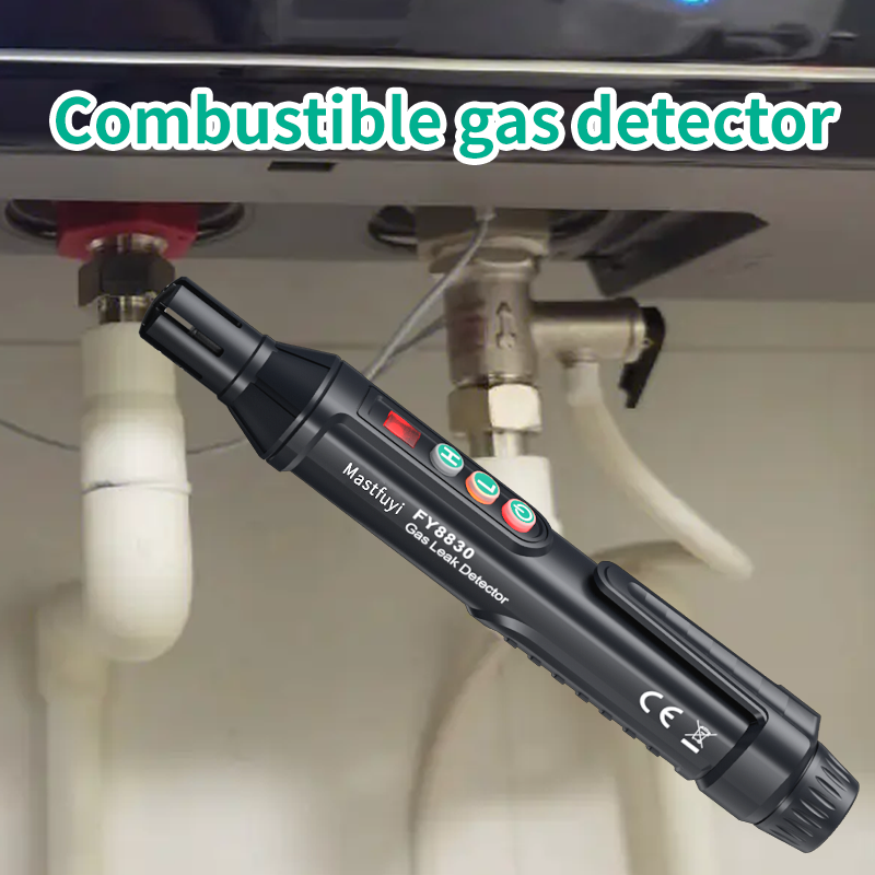 2024 New Portable Gas Leak Detector - Natural and Combustible Gas Detector with Audible and Visual Alarm