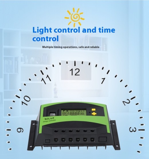 Solar Controller 12v24v20A-60A Photovoltaic Panel Controller