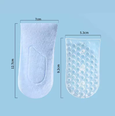 Invisible Height Increase Half Insole 3-Layer Air Up Lifts Elevator Shoes Pad Heel Lifting Inserts 2/ 3.5/ 5 CM Women