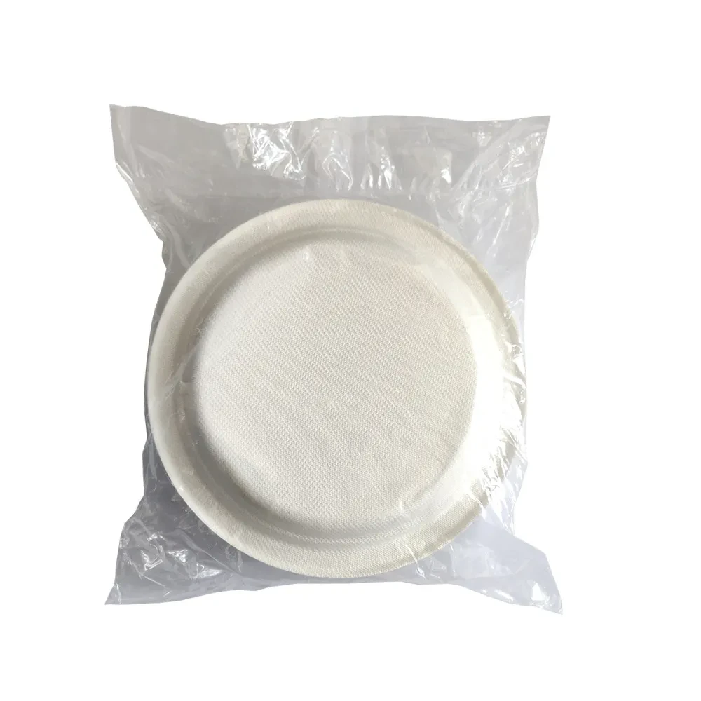 Disposable And Fully Degradable Sugar Cane Pulp Cup Lid