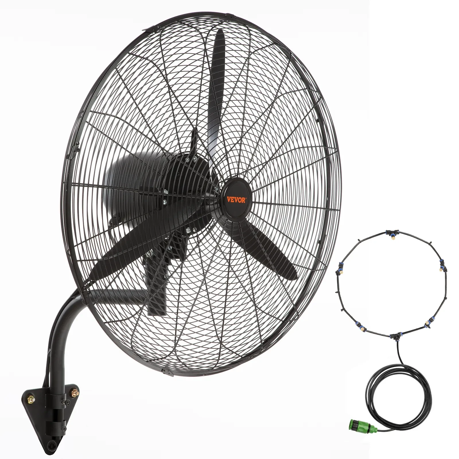 VEVOR 24-Inch Wall-Mount Misting Fan
