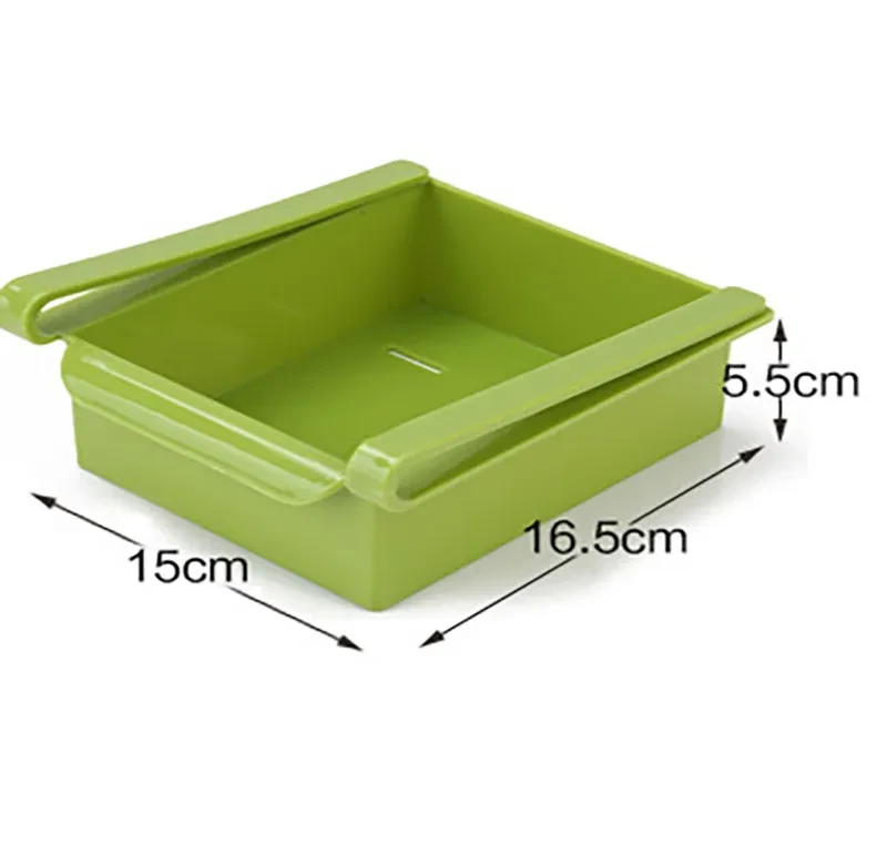 Hanging Plastic Refrigerator Clapboard Storage Rack Kitchen Supplies