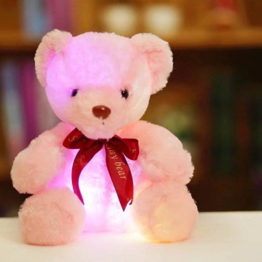 Plush Toy Teddy Bear Glowing Bear Doll Creative Gift