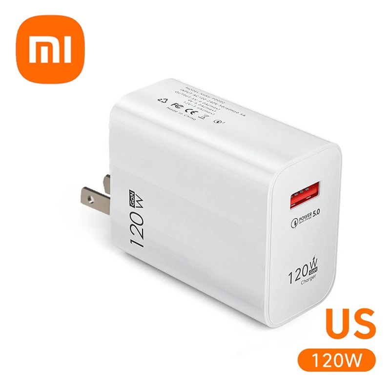Xiaomi 67W USB Super Fast GaN Charger Power Adapter with 6A Type-C Cable