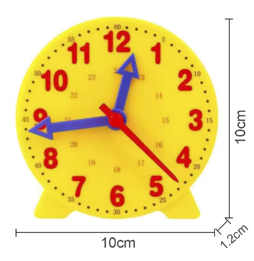 Children Montessori Clock Educational Toys Hour Minute Second Cognition Matching Puzzle Toys Kids Early Preschool Teaching Aids