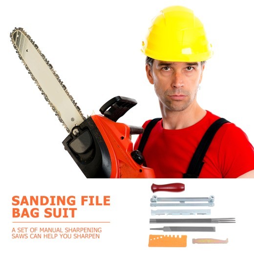 Steel Chainsaw File Bag Set