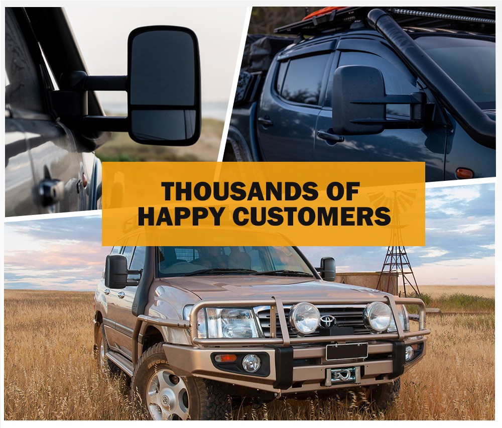 Foldable Rearview Mirror Trailer Only