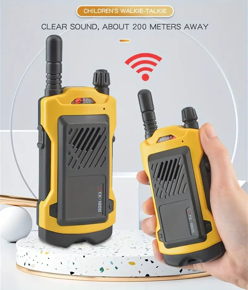2pcs Children's Walkie-talkie Wireless Call Parent-child Interactive Outdoor Toys Christmas, Halloween, Thanksgiving Gift