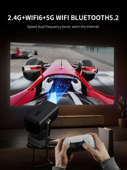 PTZ Projector 4K HD Bedroom And Household