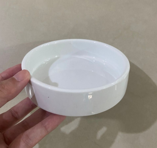 Ceramic Cat Bowl Double Bowl Cat Bowl Ceramic Pet Drinking Bowl Rice Bowl