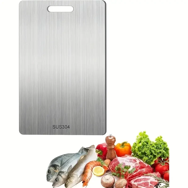 Premium Titanium Cutting Board - Double-Sided
