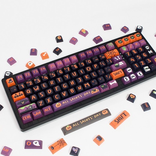 Halloween XDA Keycap Mechanical Keyboard