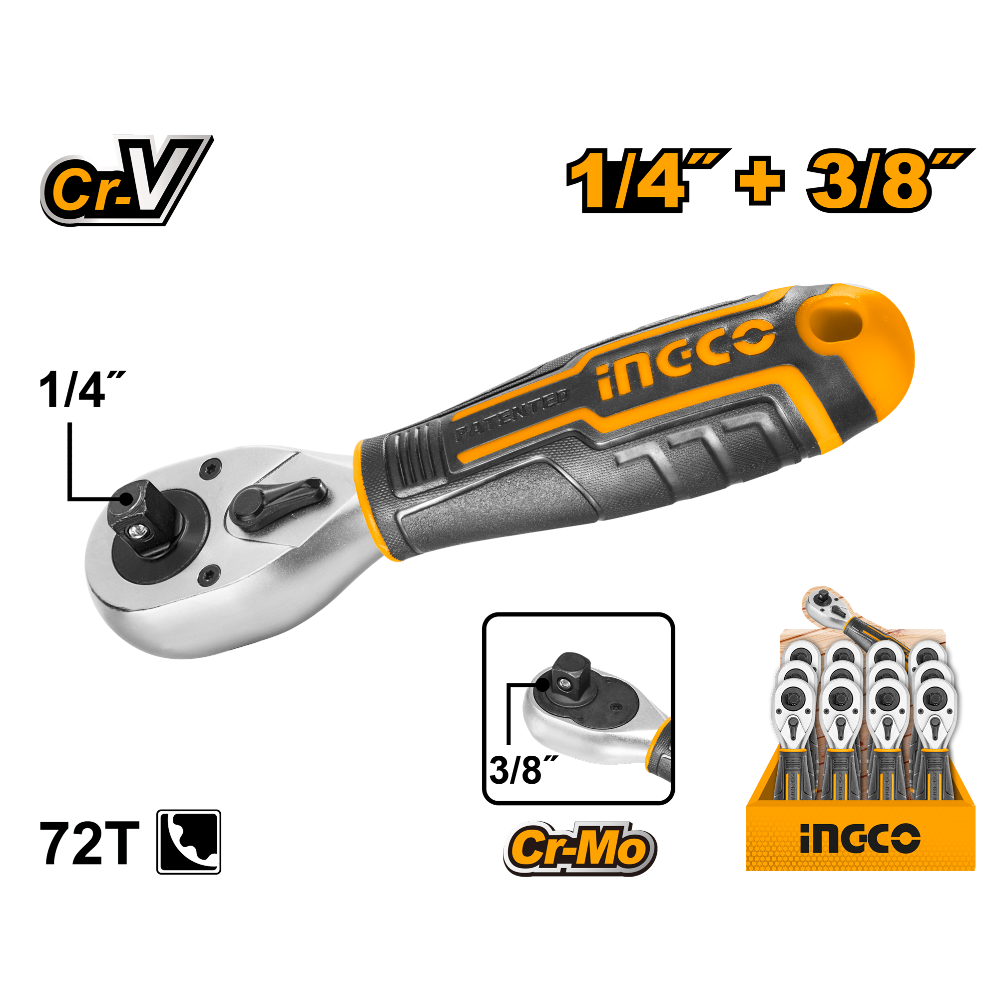 Stubby Ratchet Handle