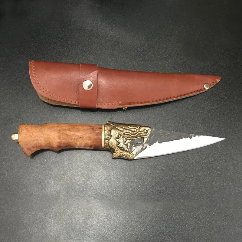 Forge longquan kitchen knife by hand