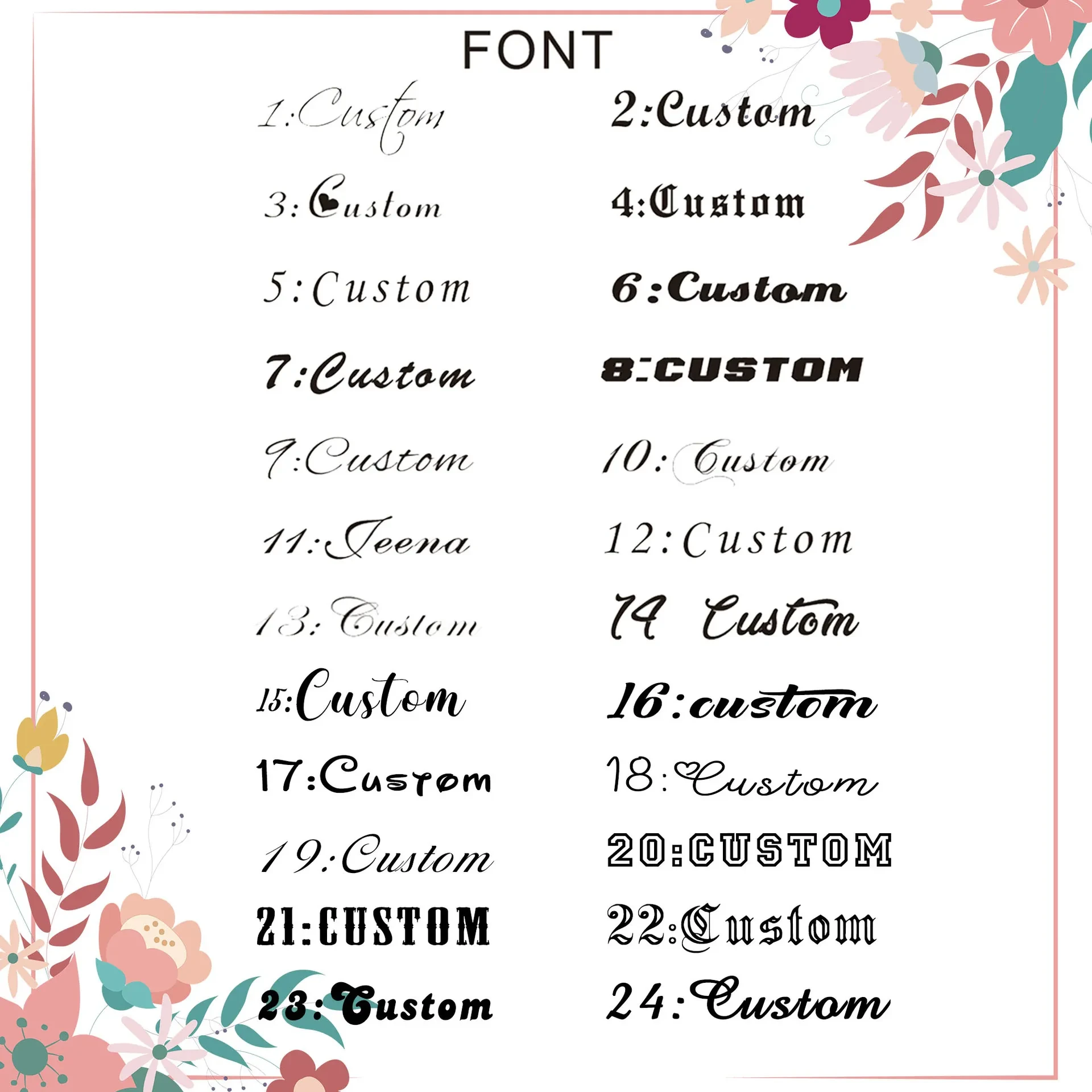 Stainless Steel English Letter Heart-shaped Birthday Stone Necklace