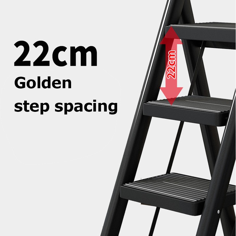 Multi-Functional Foldable Ladder  Portable Kitchen Step Stool, Folding Stair Chair, Flower Stand & Storage Shelf NZ