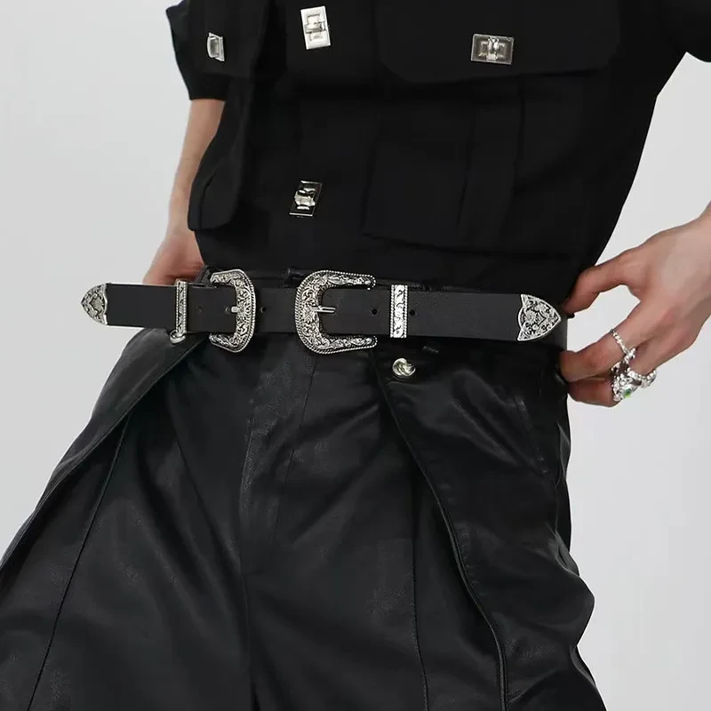 Women's Belt Fashion European And American Style Three-piece Set