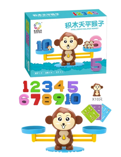 Monkey Balance Math Toy Baby