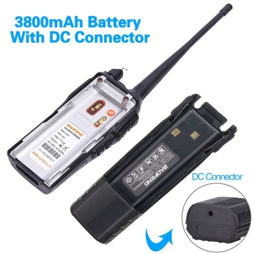 Battery Walkie Talkie UV Double Segment Hand Station Double