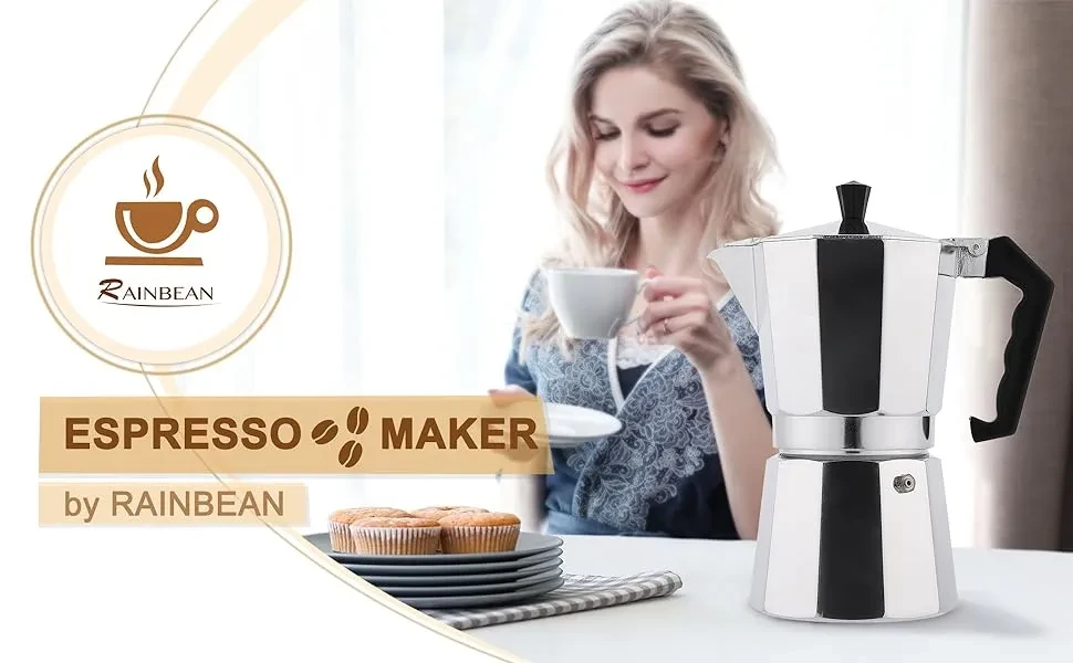 RAINBEAN Stovetop Espresso Maker