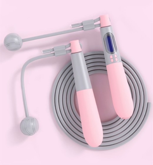 Cordless Exercise Fitness Electronic Counting Wire Skipping Rope