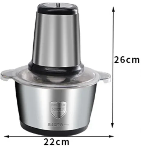 Kitchen Household Electric Meat Grinder Stainless Steel Multi-function