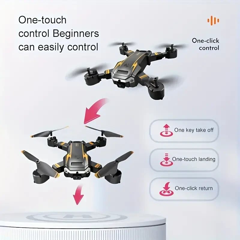 2Battery S6 Professional Dual Camera Dual Folding Remote Control Drone, Height Holding Quadcopter Remote Control Toys for Boys and Girls