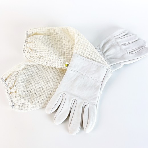 Protection Products Three-layer Breathable Mesh Sheepskin Anti-bee Glove
