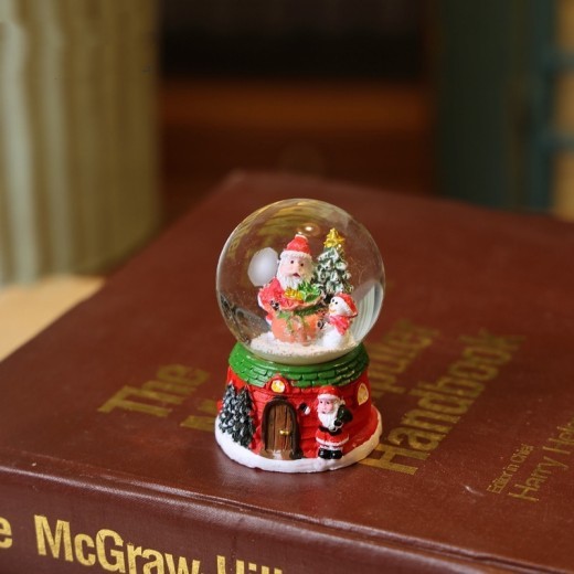 Snowing Santa Claus Snowman Holiday Decoration