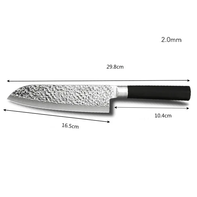 Stainless Steel Non-slip Handle Kitchen Knives