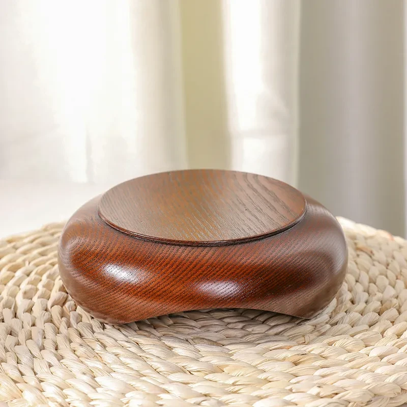 Easy To Clean Cute Sour Jujube Wooden Cat Bowl