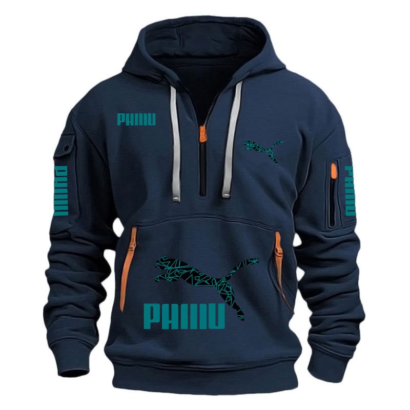 Mens Fashion Fleece Hoodie