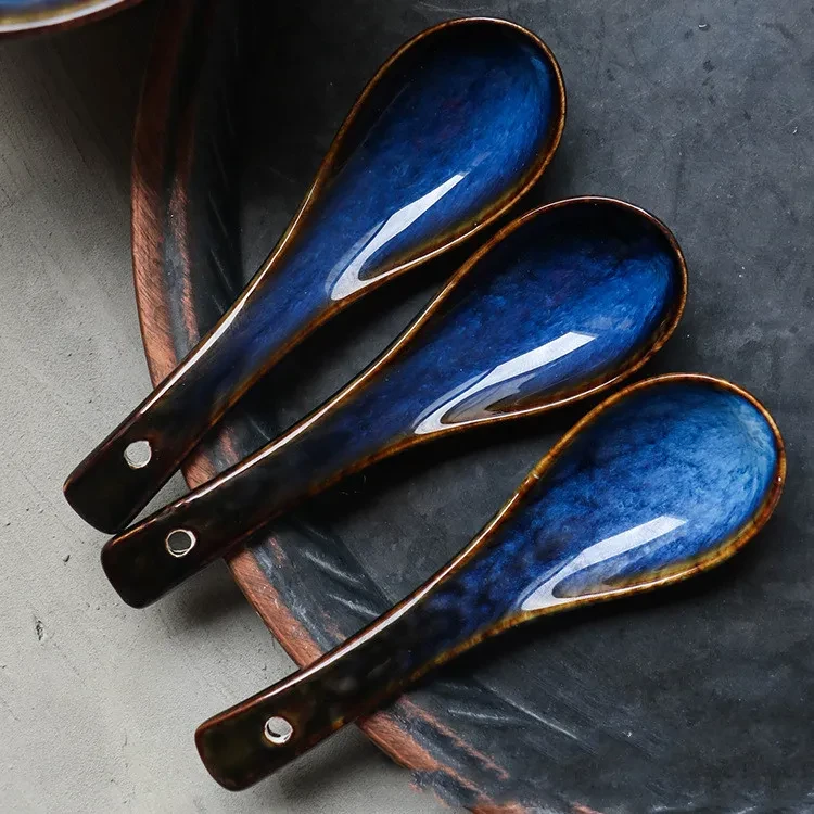 Spoon Kiln Changing Process Household Tableware