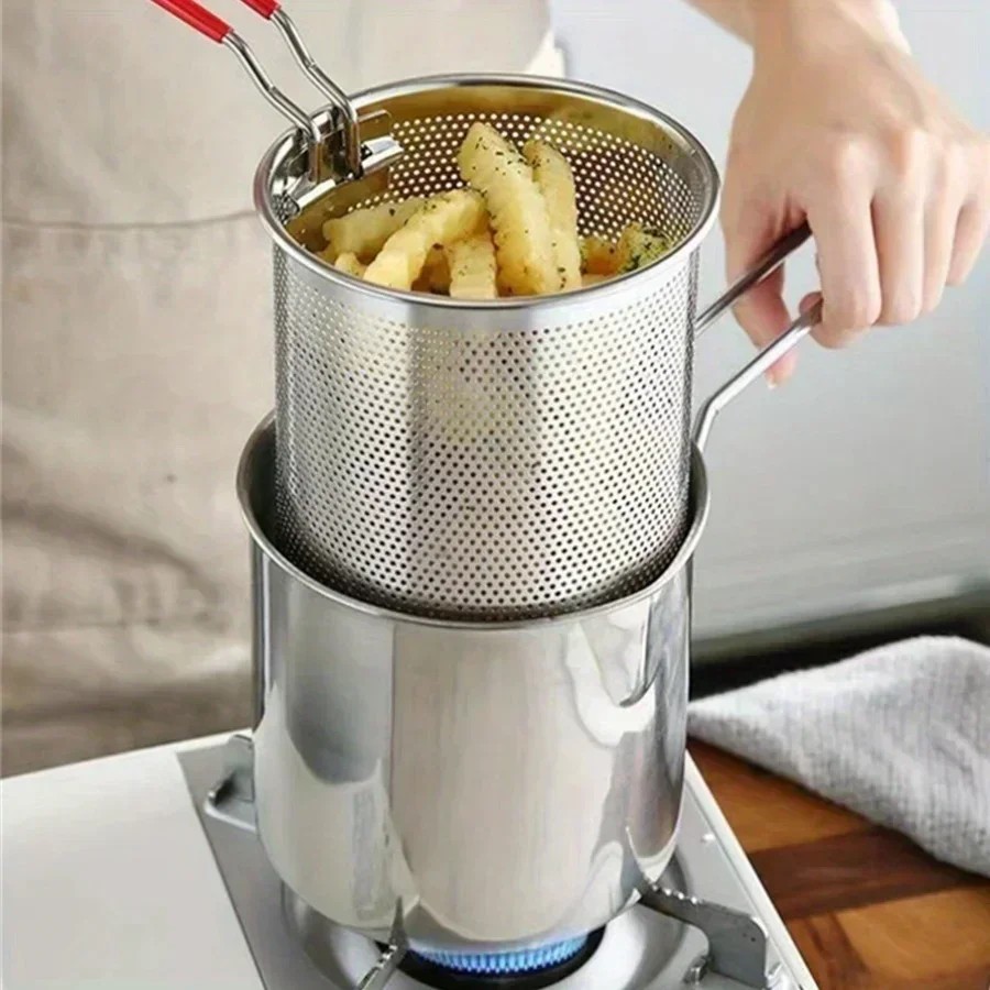 Stainless Steel Fryer with Filter