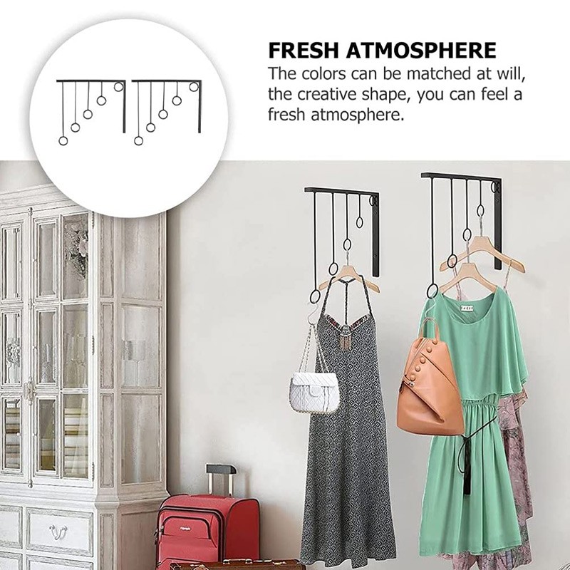 Gold Clothing Display Hangers Rack