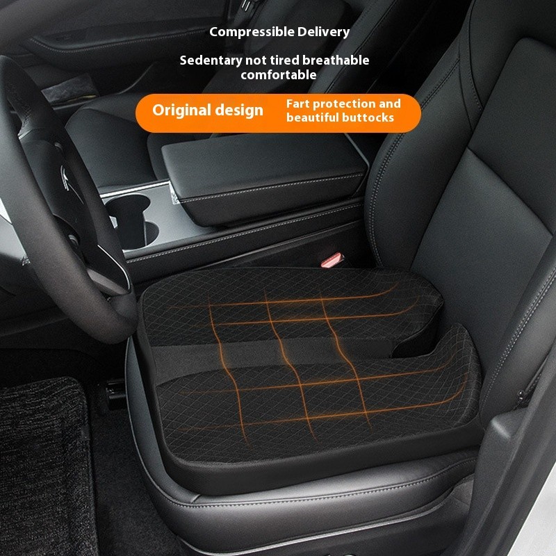 Simple Solid Color Household Breathable Seat Cushion