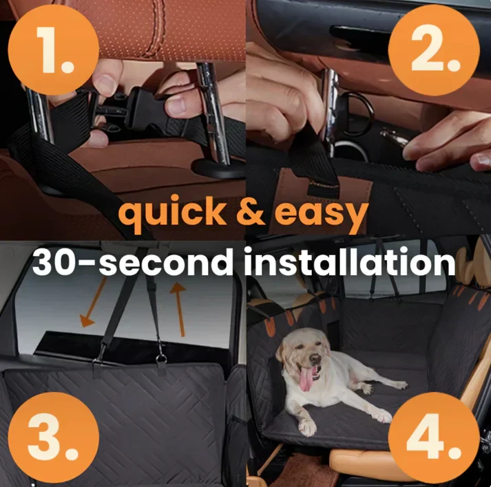 RuffRover 2.0 - Hard Bottom Dog Car Seat Protector