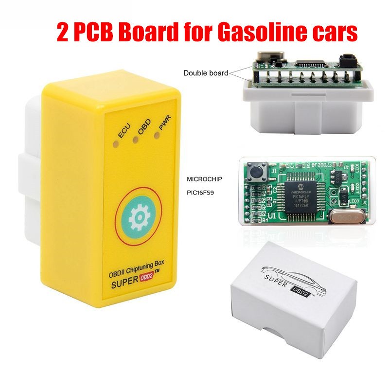 Car Chip Tuning Box Plug Driver Double-layer Board With Switch