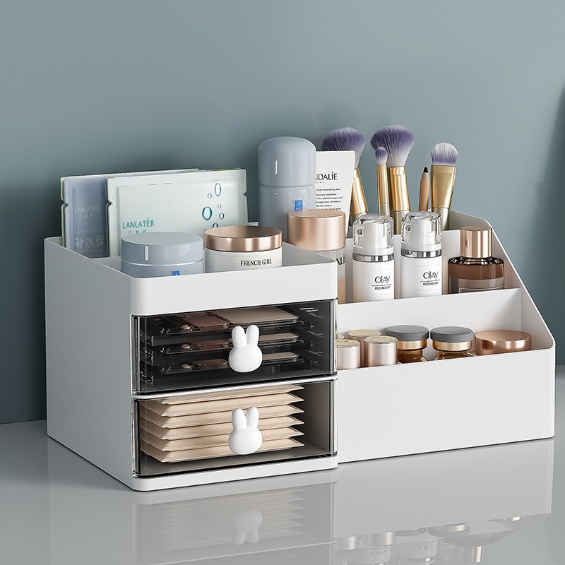 High-Grade Plastic Desktop Cosmetics Storage Box