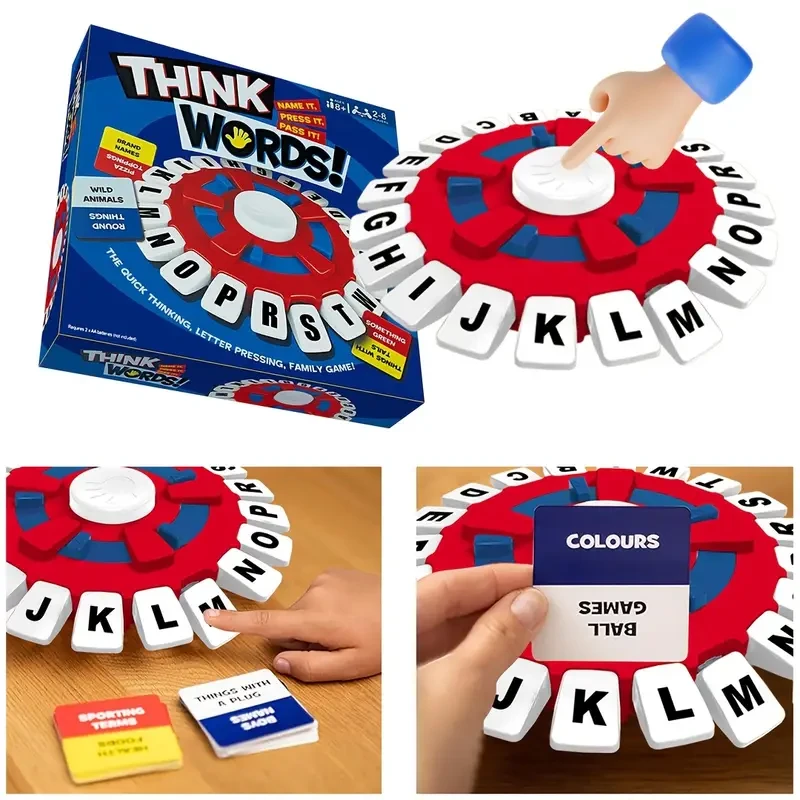 1pc Quick Thinking Standard Edition Alphabet Word Game