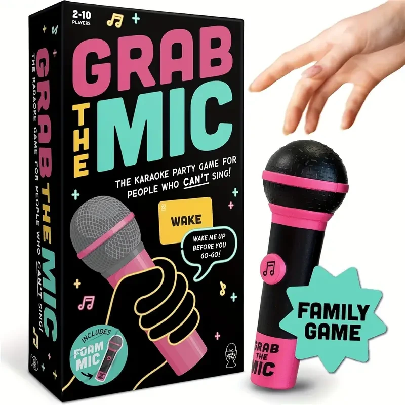 Lucky Egg Exciting Grab The Mic - The Family Karaoke Game
