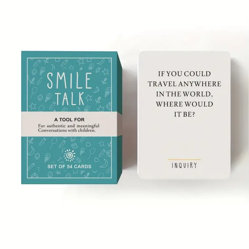 A Box of SMILE TALK Parent- Game Cards