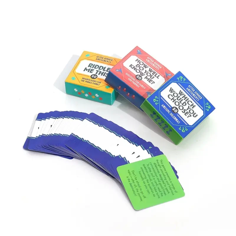 A Full Set of 3pcs After Dinner Amusement Interactive Drink Game