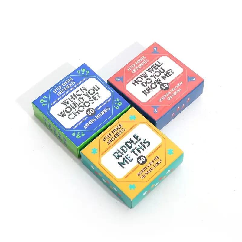 A Full Set of 3pcs After Dinner Amusement Interactive Drink Game