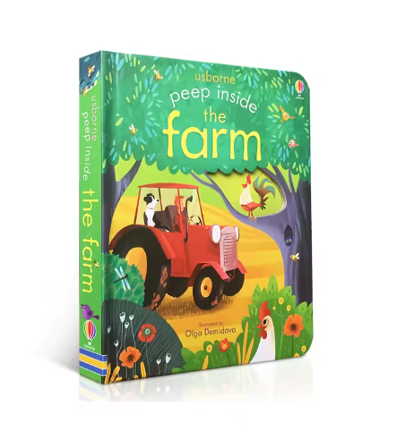 Peep Inside Usborne Book English Educational Picture Books for Kids Children Fairy Tale Learning Toys Montessori Materials Gifts