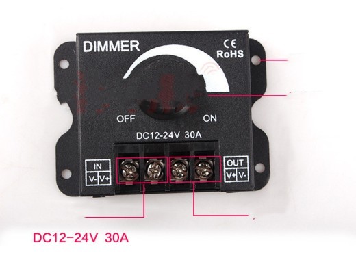 Led Soft And Hard Strip Light With Dimmer