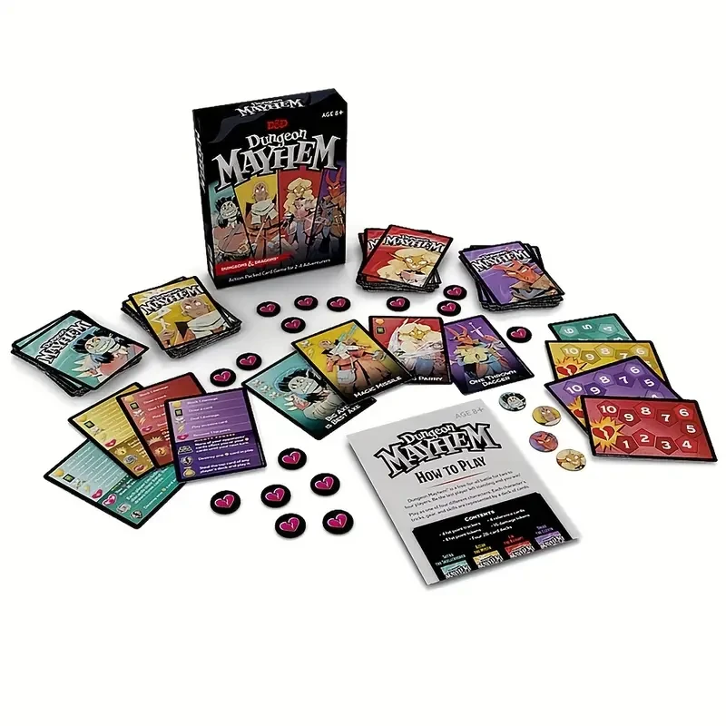 Dungeon Mayhem Dungeons Dragons Card Game For 2-4 Players