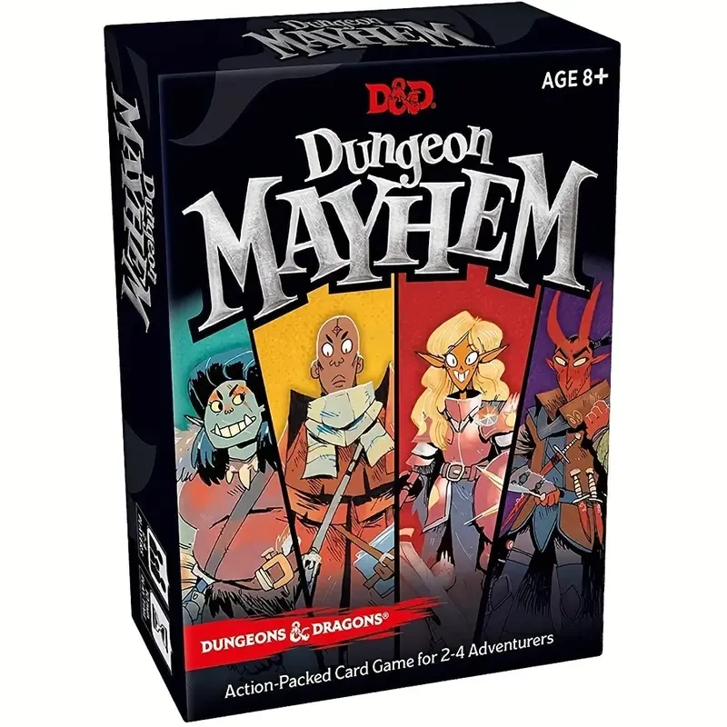 Dungeon Mayhem Dungeons Dragons Card Game For 2-4 Players
