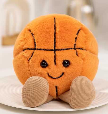 Doll With Feet Plush Doll Toys Soft Stuffed Baseball Basketball Football Sports Ball Play Tennis Soccer Fun Home Plush Ornament